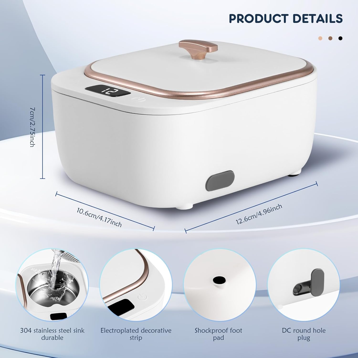 Auréva Ultra™ Ultrasonic Jewelry Cleaner